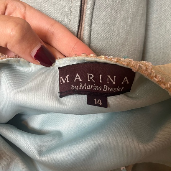 Vintage Beaded Dress 20s style flapper new years - size 6/8 - Picture 6 of 7